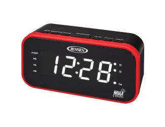 AM/FM Weather Band Clock Radio with Weather Alert