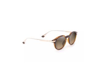 Momi Polarized Sunglasses Shiny Dark Havana Frame HCL Bronze Lens