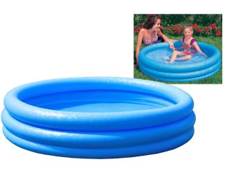 47" Round Inflatable 3 Ring Pool