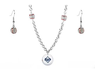 Baseball Set Devil Rays Necklace Exclusi