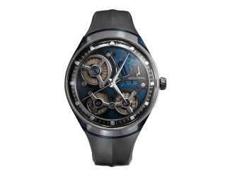 DNA Collection Stainless Strap Black Dial Watch