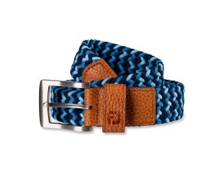 FootJoy Woven Golf Belt - Navy Tonal/Long