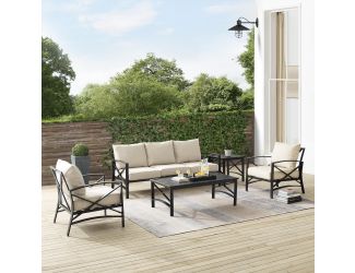 Kaplan 5Pc Outdoor Metal Sofa Set