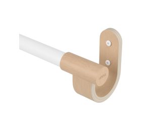 Bellwood  Rod 1" 42-120 Wht/Natural