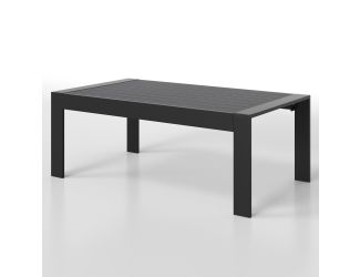 All-Weather Outdoor Rectangle Coffee Table - Black