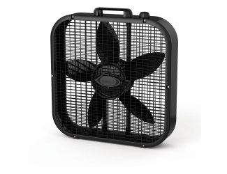 Decor Colors 20 In. Box Fan - Black