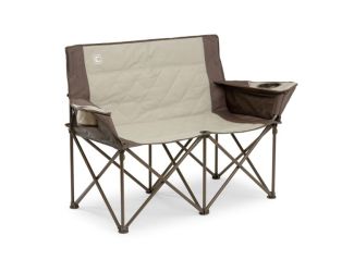 Loveseat Double Outdoor Camp Chair Mocha Latte