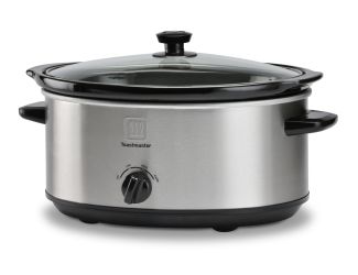 7 Qt Oval Stainless Steel Slow Cooker