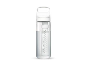 Lifestraw Go 22oz Filtered Water Bottle Polar White