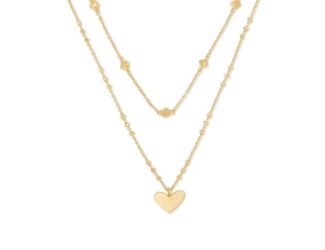 Ari Heart Multi Strand Necklace