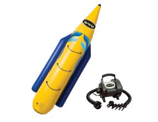 RAVE Sports - Waterboggan 3-Person Towable w/High Speed Inflator/Deflator