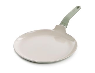 Leo Balance NS Ceramic Pancake Pan 10.25", Recycled Aluminum, Sage