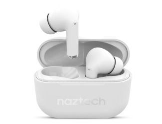 Naztech Xpods PRO True Wireless Earbuds with Wireless Charging Case White