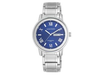 Men's Bracelet Watch - Silver/Blue