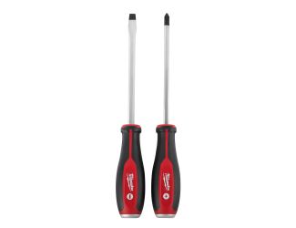 2pc Demolition Screwdriver with Steel Caps