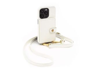 Doria - Silverlake Vegan Leather Wallet Crossbody Case for Apple iPhone 14 Pro Max / 13 Pro Max