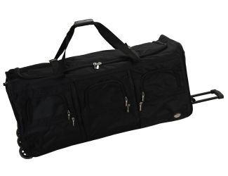 40" Rolling Multi-Pocket Duffle - Black