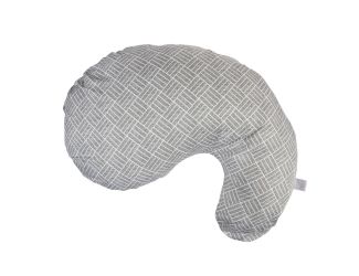 Boppy Cuddle Pillow w/ Removable Pillow Cover Gray Basket Weave