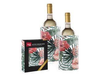 Vacu Vin Active Cooler Wine Botanical Limited Edition - Set of 2