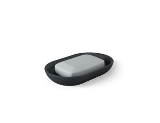 Junip Oval Soap Dish Black