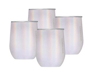12oz Stemless Wine Cup - Sparkle Unicorn Magic, 4 Pack