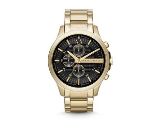 Dress Black Dial, Gold Tone Watch