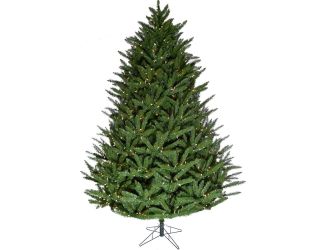 7.5-ft. Centerville Pine Christmas Tree with Warm White String Lighting and EZ Connect