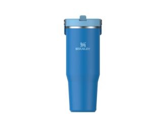 The IceFlow Flip Straw Tumbler 30oz - Azure