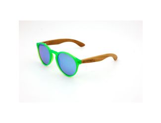 Junior Joy Kids Sunglasses Collection Wooden Sunglasses Green & Blue