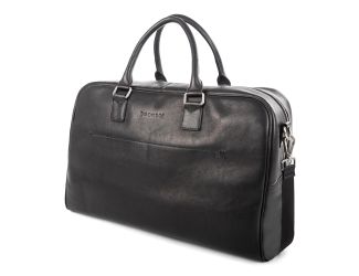 Colombian Leather Duffle-Black