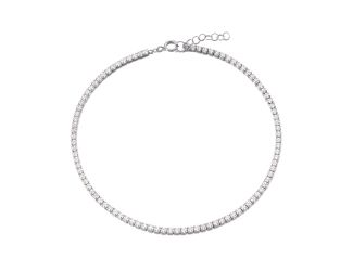 Petite Stainless Steel Tennis Bracelet