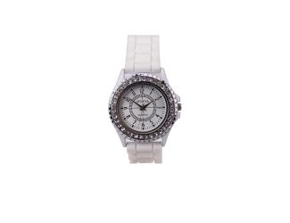 Women's Geneva Bling White Sport Watch