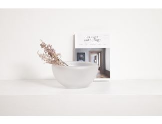 BV Beans Bowl Clear Frosted Ac -21