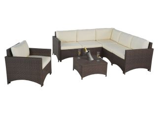Studio Shine Sectional Sofa w/Armchair & Coffee Table Set