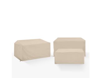 3Pc Outdoor Furniture Cover Set