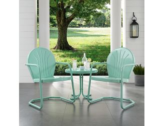 Griffith 3 Piece Metal Outdoor Conversation Seating Set