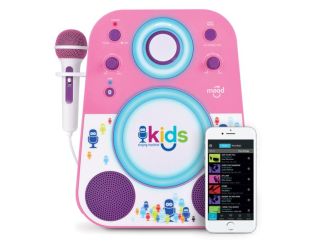 Kids Bluetooth Sing-Along System Pink and Purple Ages 4+ Years