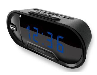 Bluetooth Digital AM/FM Dual Alarm Clock with USB Charging Port