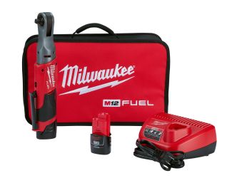 M12 Fuel 3/8" Ratchet Kit w/ 2 Battery Packs
