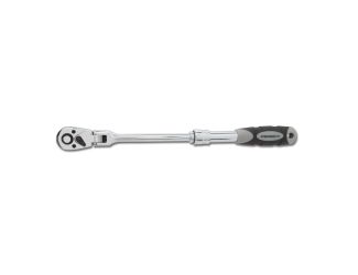 3/8-Inch Drive 72-Tooth Extendable Flex-Head Ratchet (9.5 - 13.5-Inch Length)