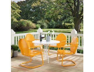 Griffith Metal Five Piece Outdoor Dining Set