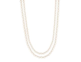 Double Strand Pearl Necklace
