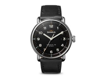 The Canfield Model C56 Leather Strap Watch