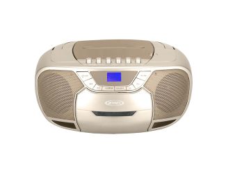 Portable Bluetooth Stereo Compact Disc Cassette Player with AM/FM Radio