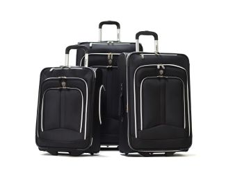 Hamburg 3-Piece Luggage Set Black