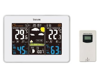 WeatherGuide Deluxe Digital Weather Forecaster w/ Barometer