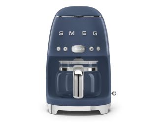 SMEG 50's Retro Style 10 cup Drip Filter Coffee Machine - Navy
