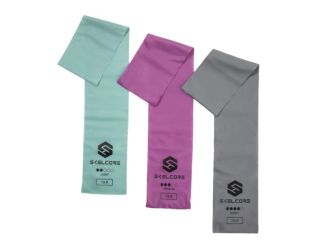 Skelcore 3 Pack 4Ft (1.2M) Tpr Resistance Stretch Band Set
