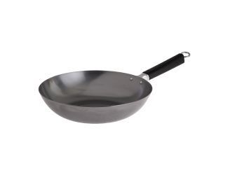 Joyce Chen - Professional Series 12" Uncoated Carbon Steel Stir Fry Pan w/Phenolic Handle