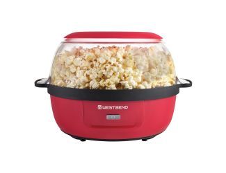 6qt Stir Crazy Popcorn Maker Red